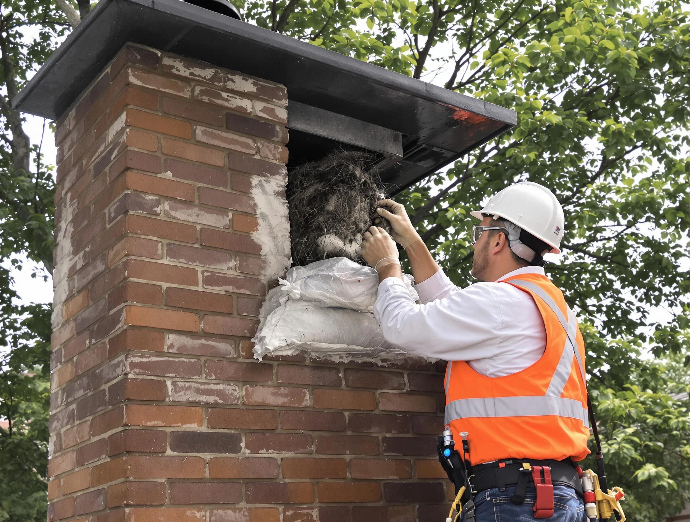 Humane removal of debris and animals by Tuttle Chimney Sweep in Tuttle, OK