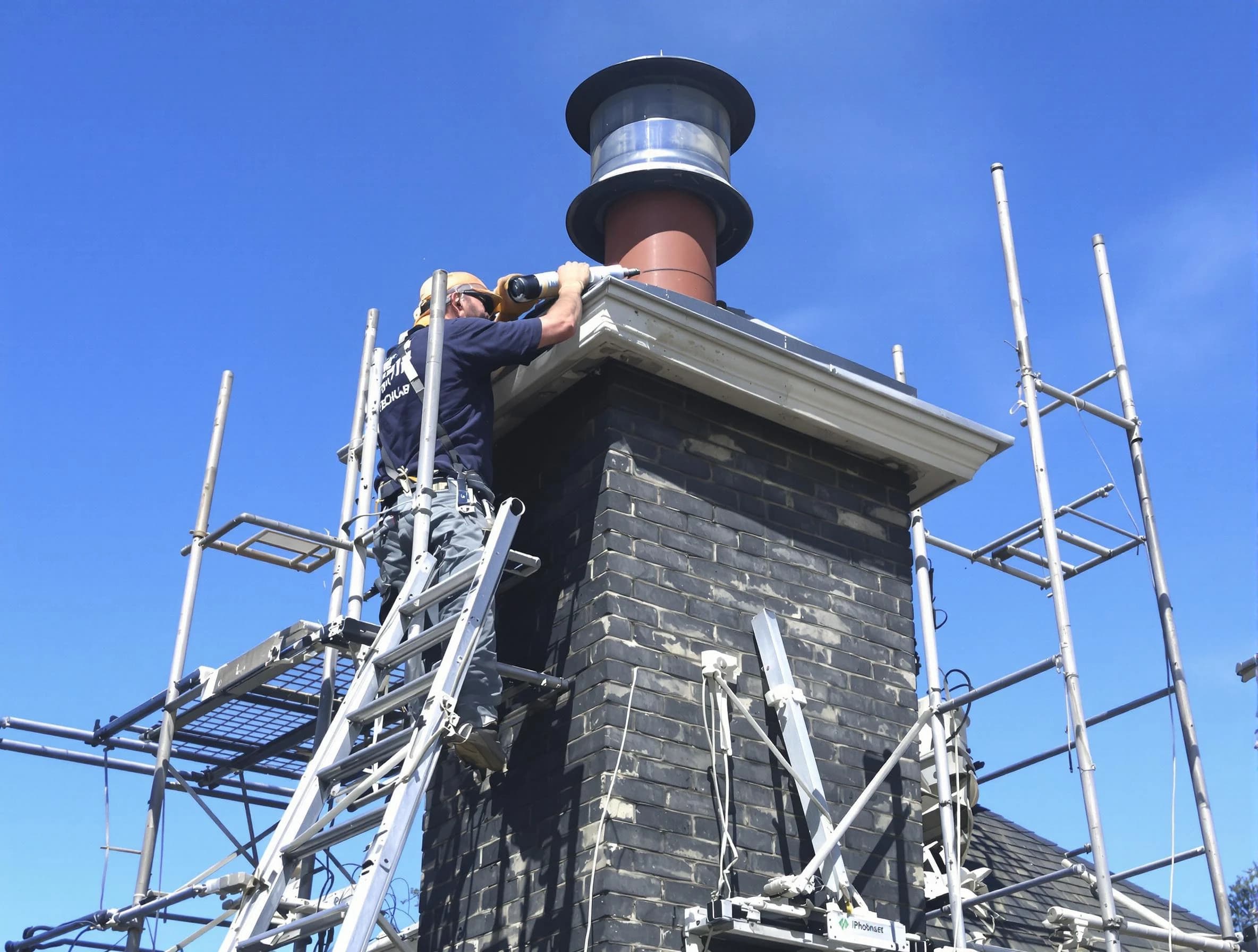 Sturdy chimney crown finished by Tuttle Chimney Sweep in Tuttle, OK