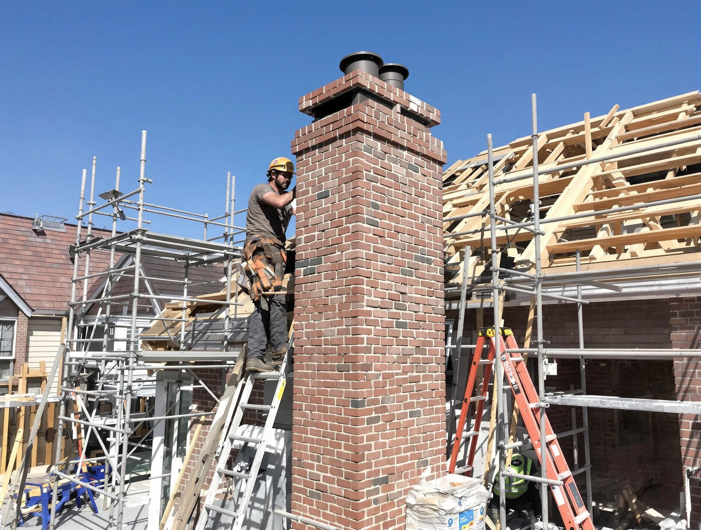 New chimney installation completed by Tuttle Chimney Sweep in Tuttle, OK