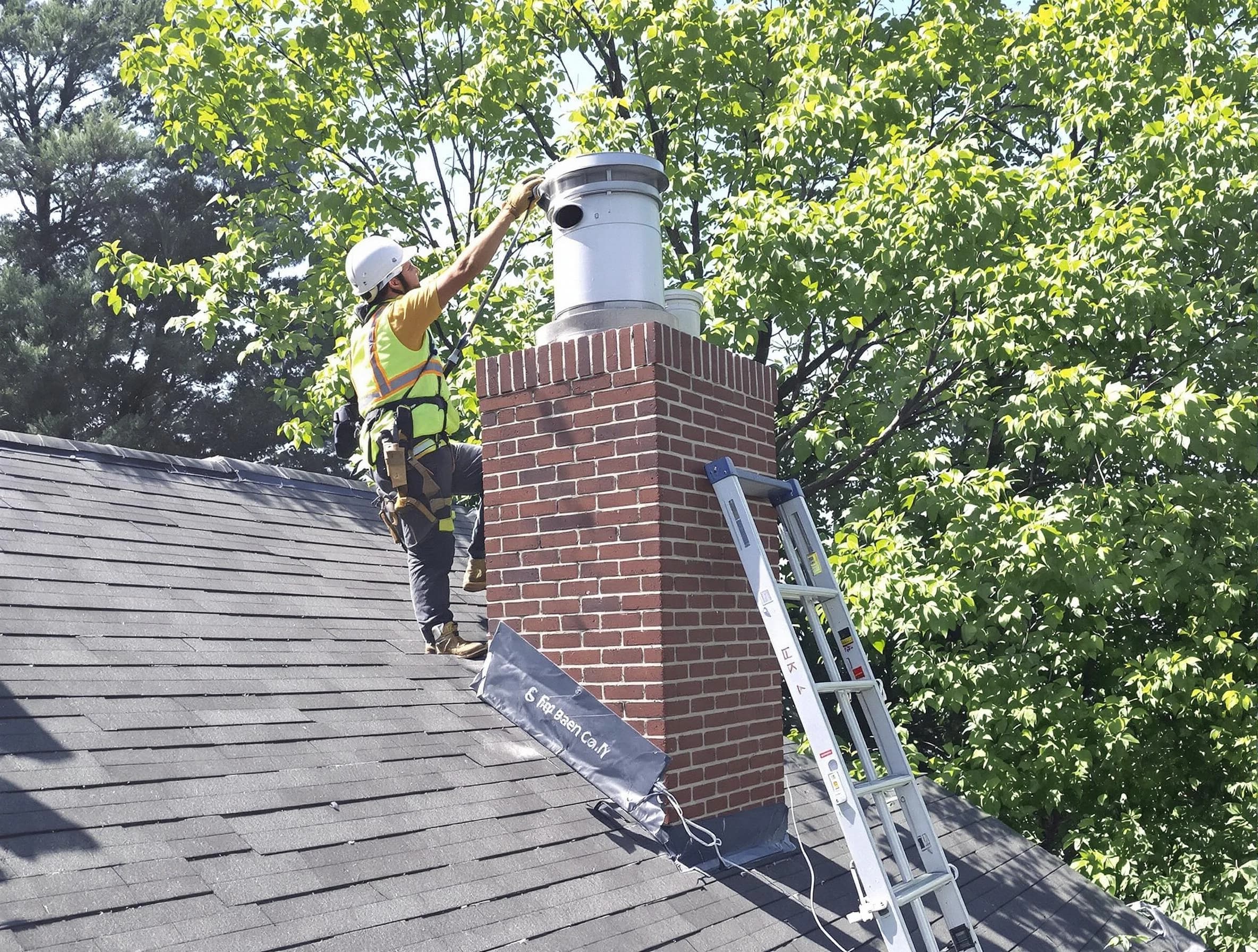 Chimney liner inspection by Tuttle Chimney Sweep in Tuttle, OK