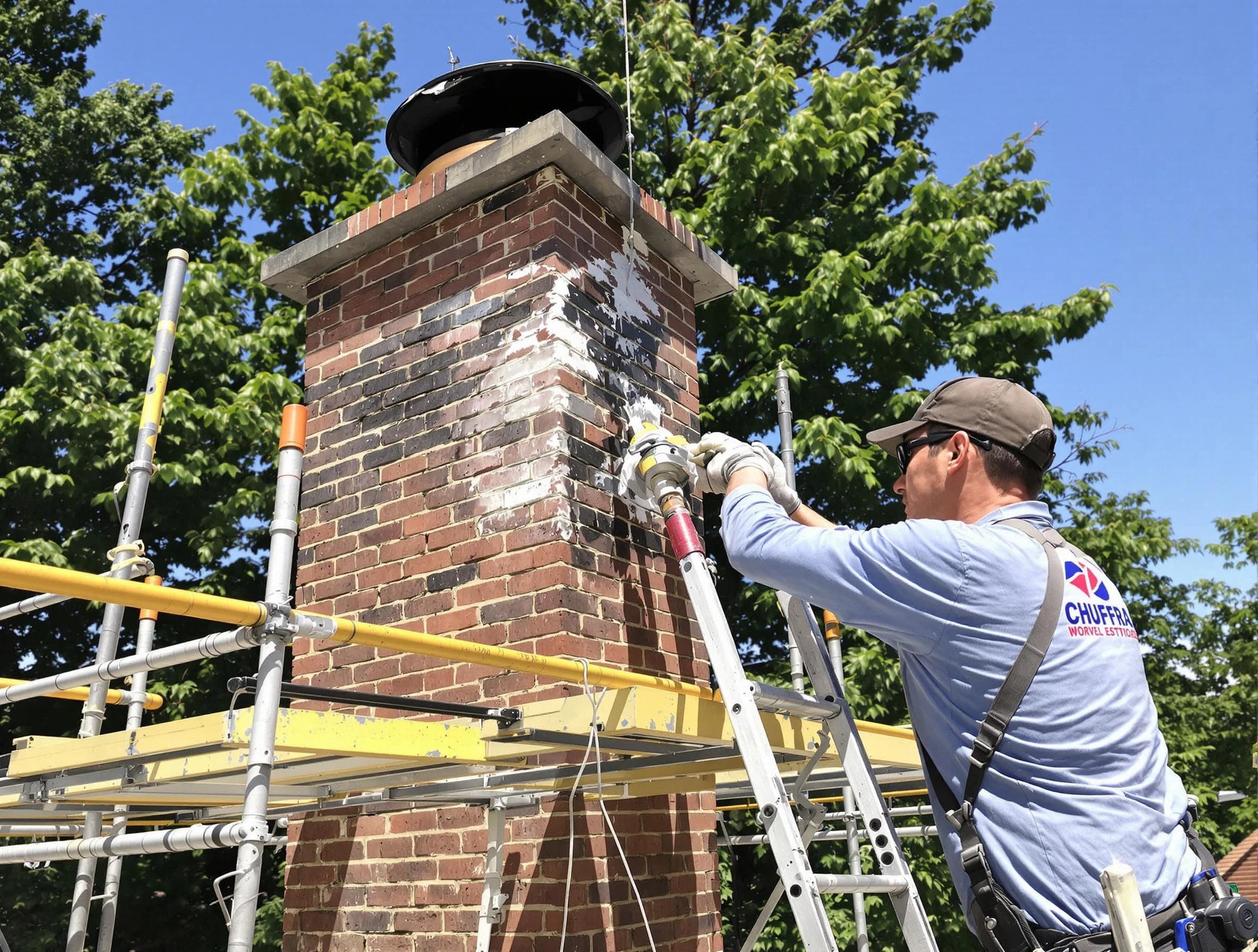 Structural chimney repair by Tuttle Chimney Sweep in Tuttle, OK
