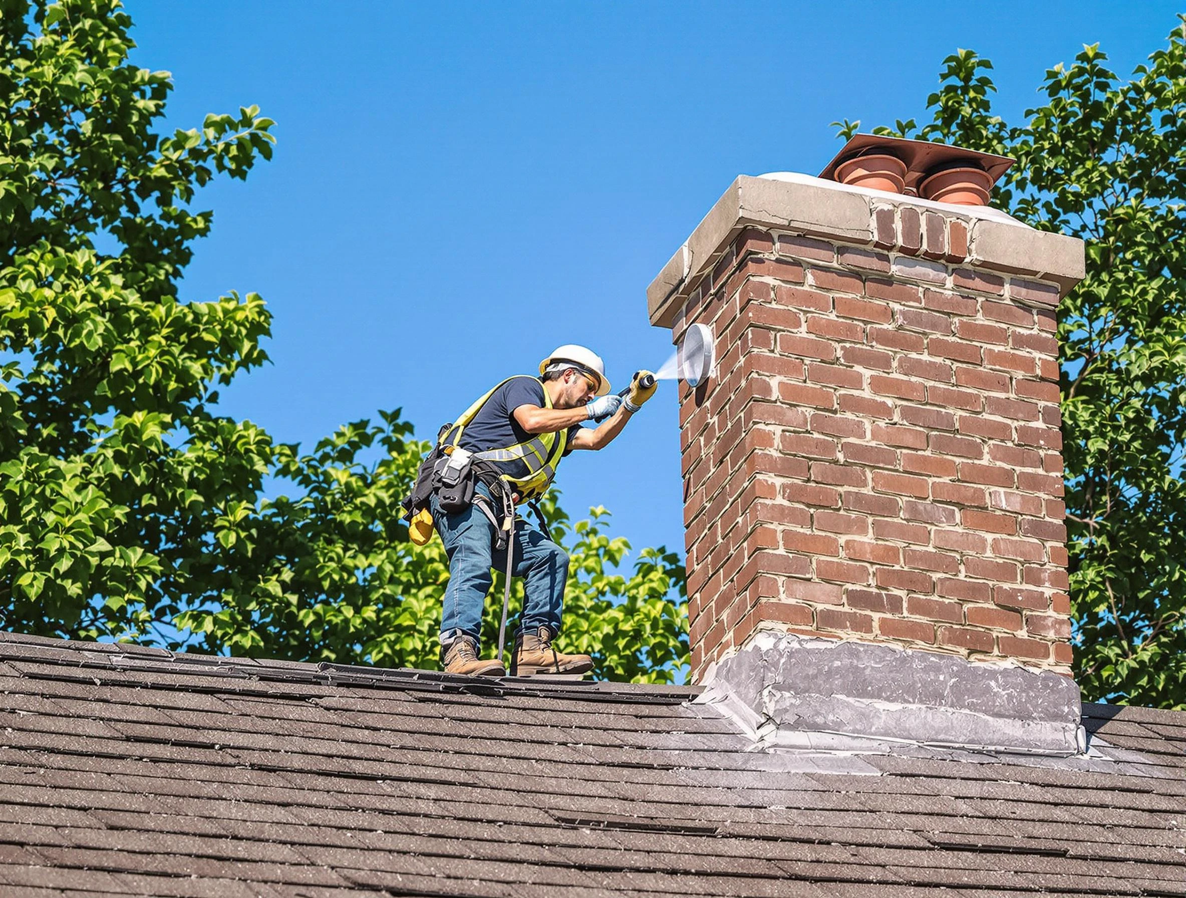 Tuttle Chimney Sweep performing an inspection with advanced tools in Tuttle, OK